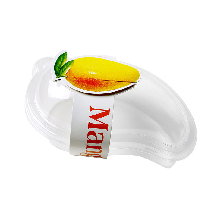 100 Pcs Clear Mango-Shaped Cake Boxes for Mousse Fruit Layered Desserts
