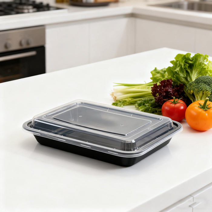 30PCS Food-Grade Takeout Packaging Box 800/950ml for Restaurant Party Meal Prep