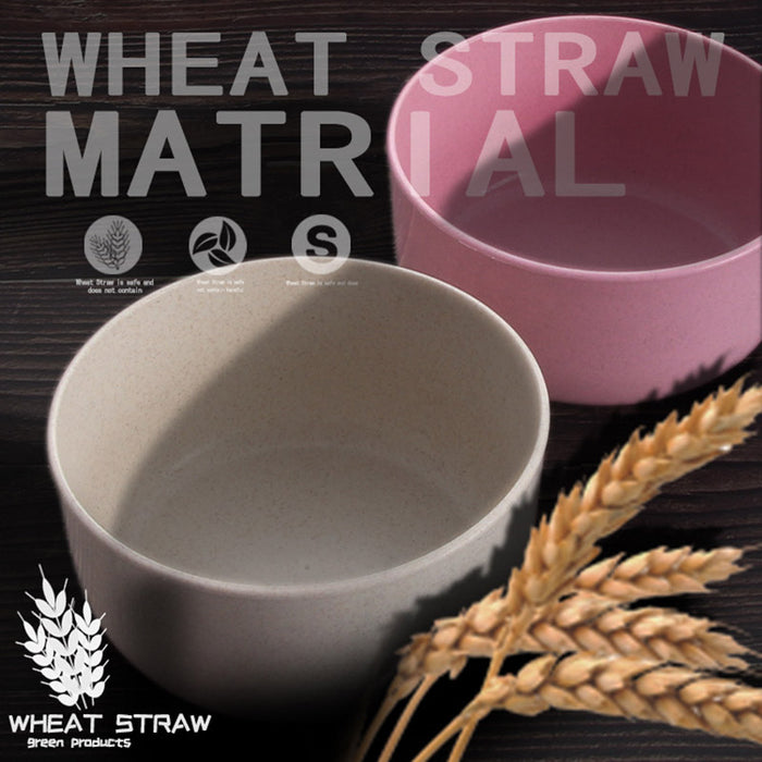 4pcs Eco Friendly Healthy Wheat Straw Bowls
