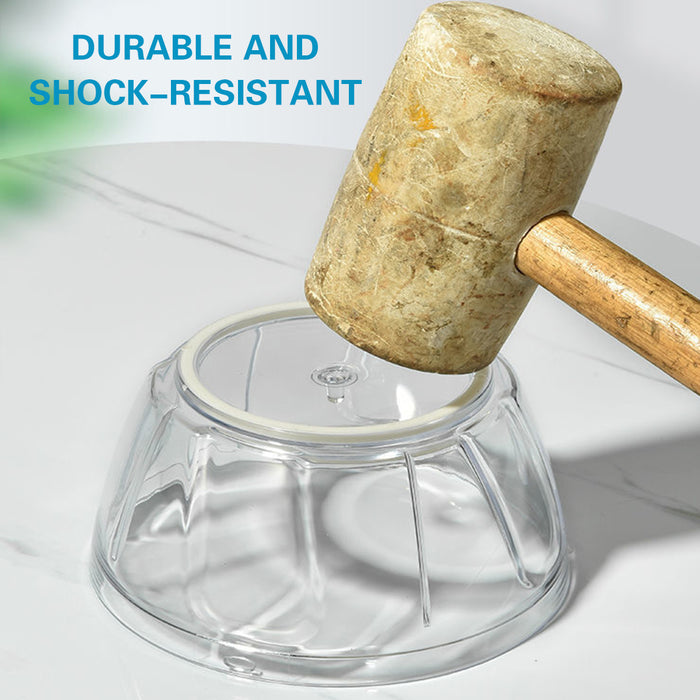 500ml Manual Food Chopper with Pull Handle and Steel Blades