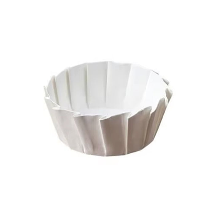 100PCS Non-stick Oil-proof Cake Paper Trays Heat-Resistant Baking Food Serving Plates