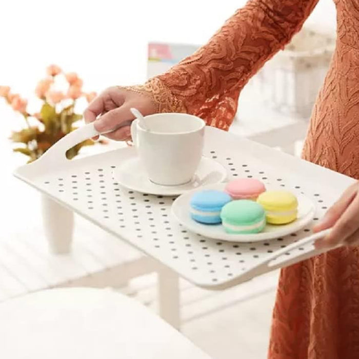 420x290x40mm Serving Tray Double Handle Non Slip, set of 2