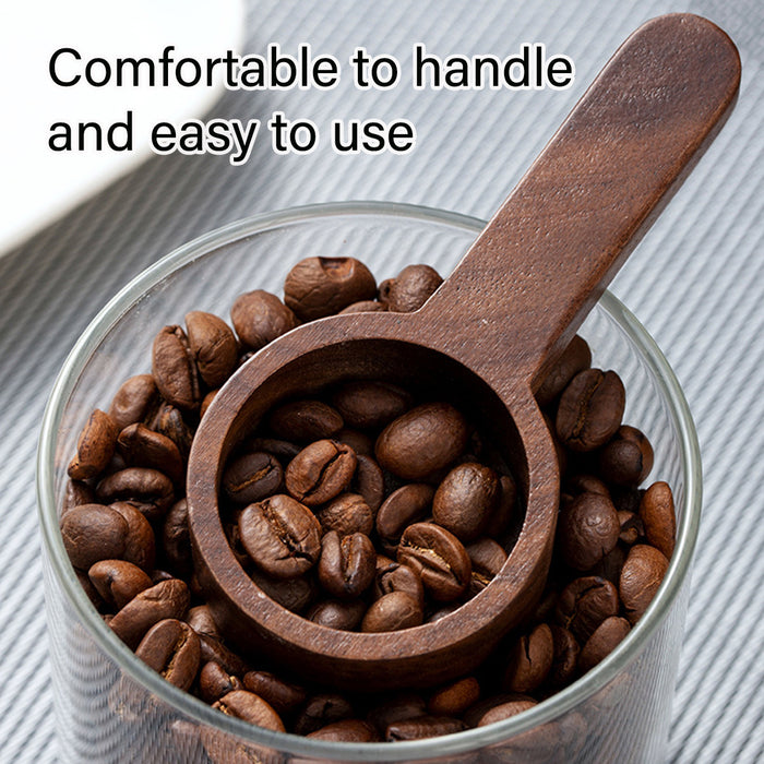 Black Walnut Coffee Measuring Spoon Solid Wood Handle
