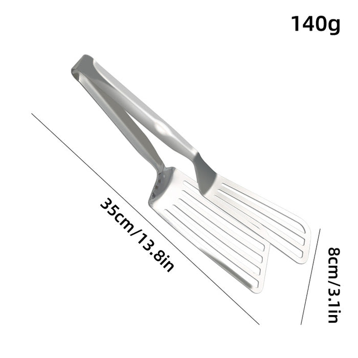 Stainless Steel Steak Tongs Multi-Functional Kitchen Tool, 35cm