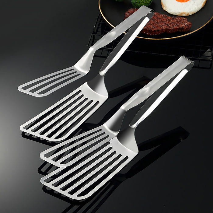 Stainless Steel Steak Tongs Multi-Functional Kitchen Tool, 35cm