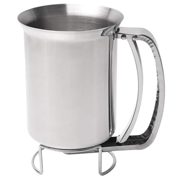 Stainless Steel Handheld Batter Dispenser Cake Funnel Mixing Separator Tool AU