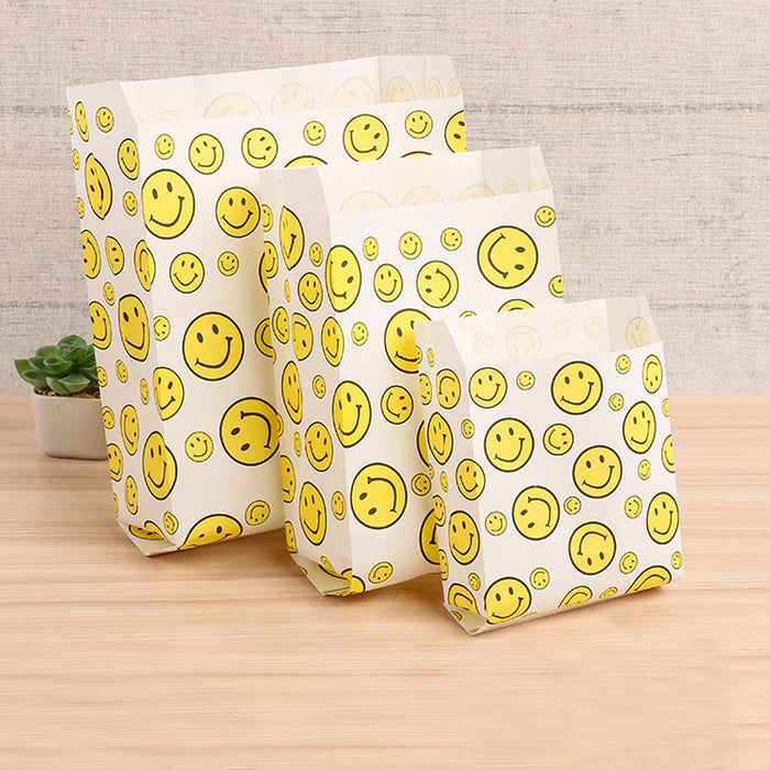 1000 PCS Premium Oil-proof Paper Bag Takeaway Paper Bag for Takeout Supply