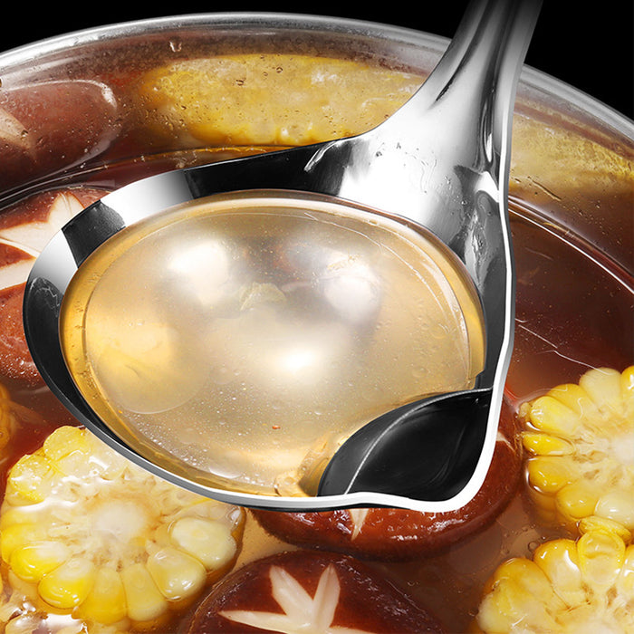 Stainless Steel Oil Separator Ladle with 2 Sizes 24cm 29cm