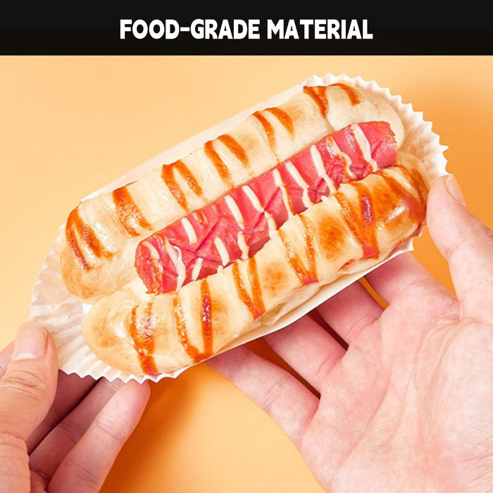 300PCS Bread Paper Cups Food Grade Oil-Proof and High Temperature Resistance