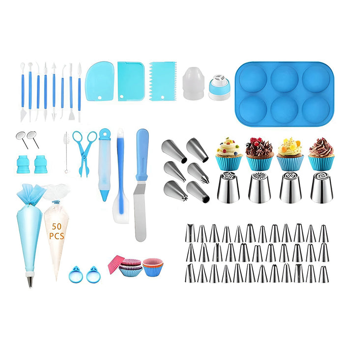 236 Pcs Cake Decorating Tools Kit with Piping Tips and Bags