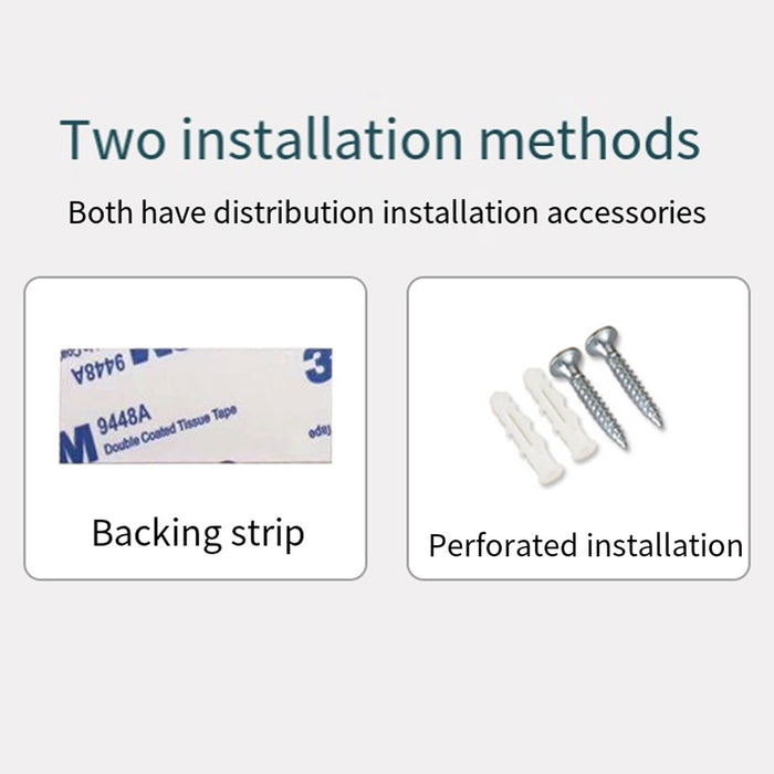 Punch Free Wall Mounted Mop Rack SUS304 Stainless Steel