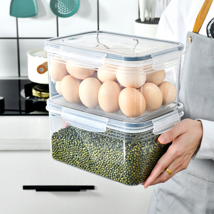 3 Piece Food Storage Container Set With Draining Baskets