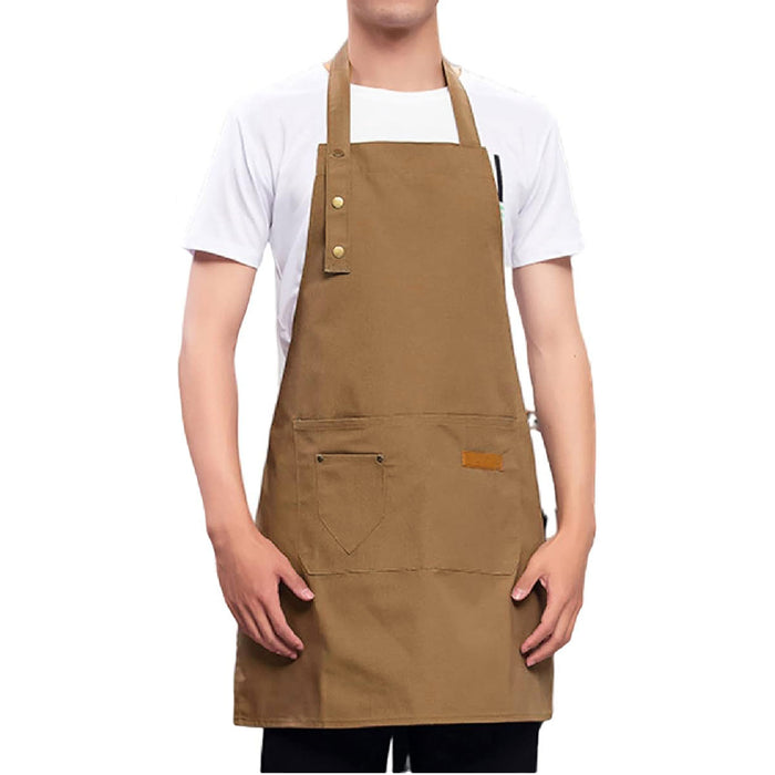 Work Apron with Adjustable Neck Waist Belt