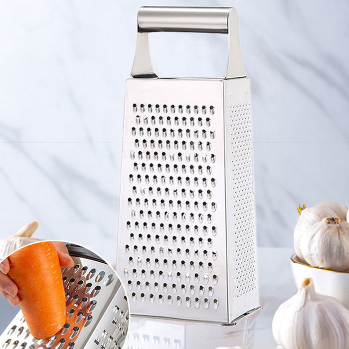 3 Pcs Stainless Steel Vegetable Slicer Grater Set with Ergonomic Handle