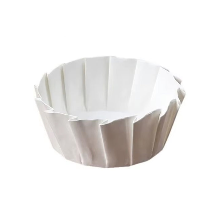 100PCS Non-stick Oil-proof Cake Paper Trays Heat-Resistant Baking Food Serving Plates