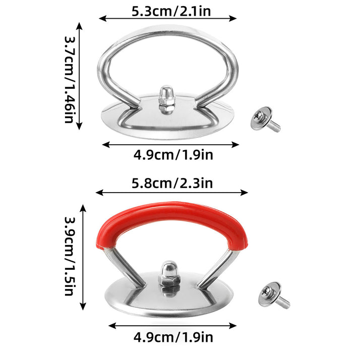 Universal Ring Pot Lid Handle Stainless Steel Heat Resistant