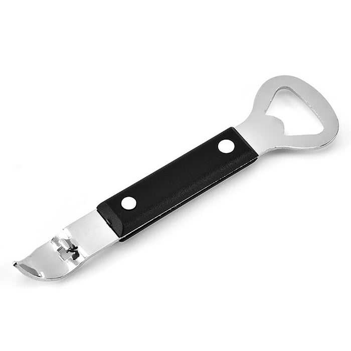 4 Pcs Stainless Steel Bottle Opener Double Head ABS Handle