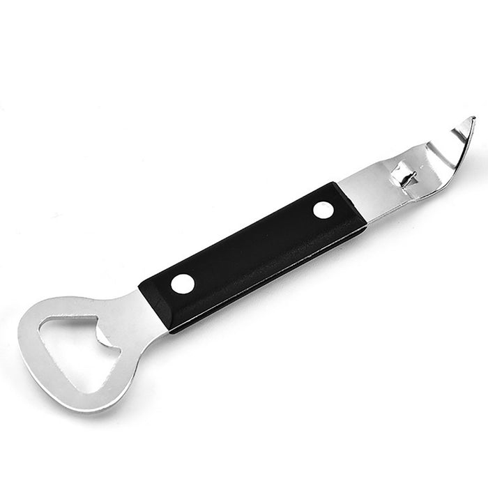 4 Pcs Stainless Steel Bottle Opener Double Head ABS Handle