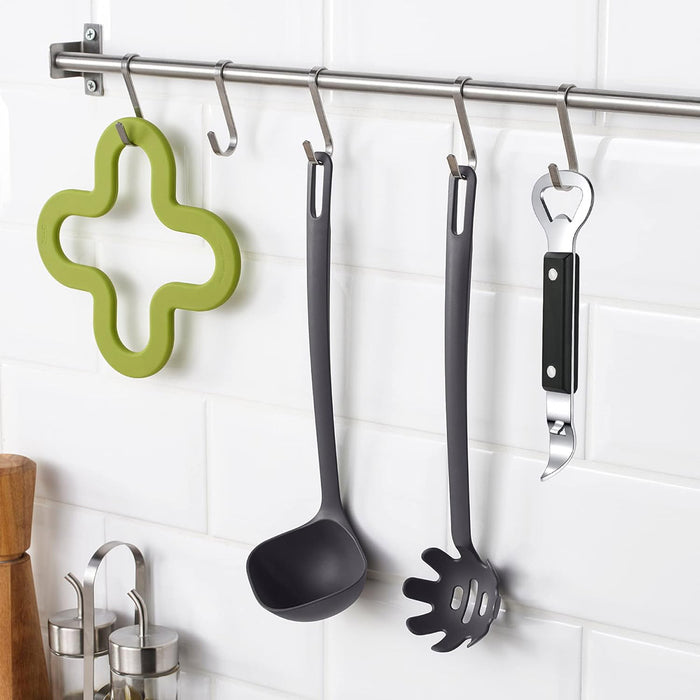 4 Pcs Stainless Steel Bottle Opener Double Head ABS Handle