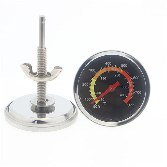 BBQ Smoker Grill Thermometer Gauge 10-400C Stainless