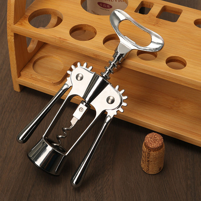 3 Pcs Stainless Steel Wine Corkscrew Bottle Opener Set