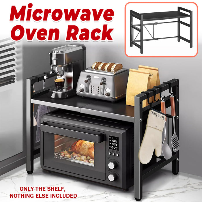Retractable Double-Layer Oven Rack with Heat Resistant Design