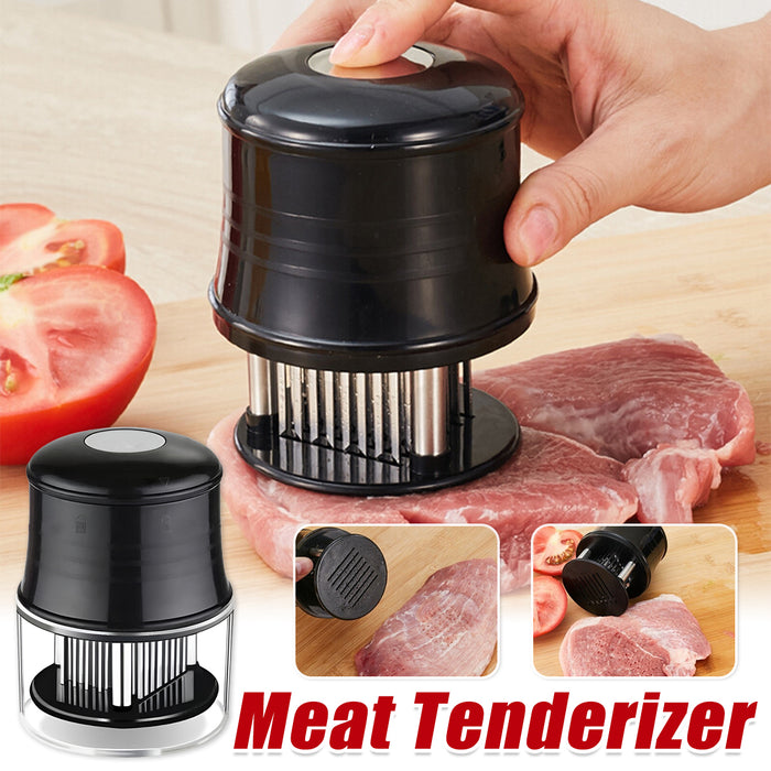 56 Pin Meat Tenderizer with Lock Mechanism Black