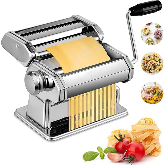 Stainless Steel Noodle Maker 7 Thickness Settings 2mm 4mm