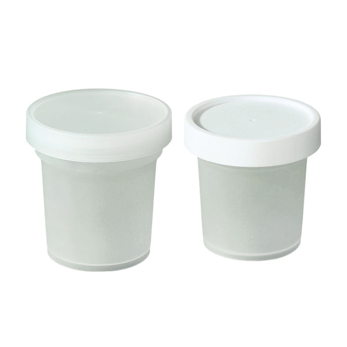 50 Pcs Dessert Takeaway Cups with Double Lids 300ml 500ml