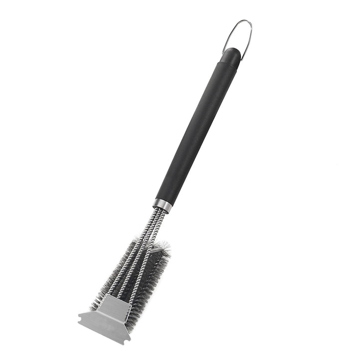 BBQ Grill Brush and Scraper 18 Inch Stainless Steel Bristles