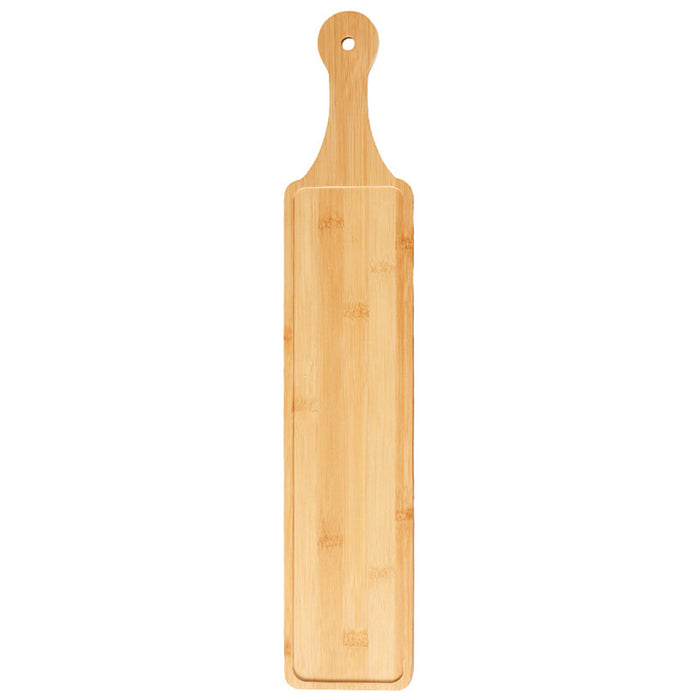 Long Wooden Serving Tray with Handle 60 x 11.5 cm for Hot Pot