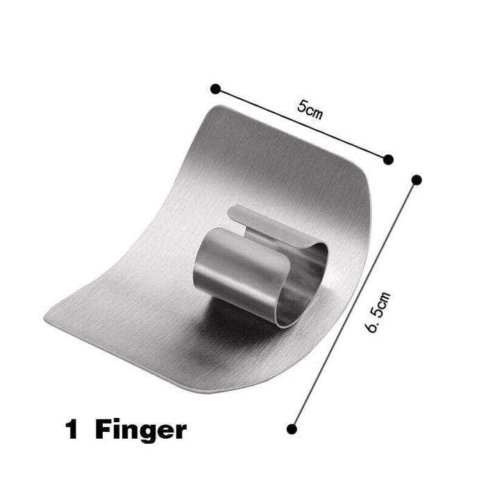 Stainless Steel Finger Protector, One Size Fits Most, Fruit & Vegetable Tool