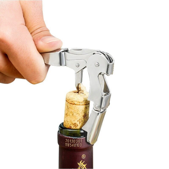 Corkscrew with Foil Knife Bottle Opener Capsule Cutter, 12cm