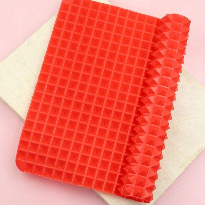 Non-Stick Silicone Baking Mat Oven Liner Reusable 39.5 x 27.5 cm Food-Grade