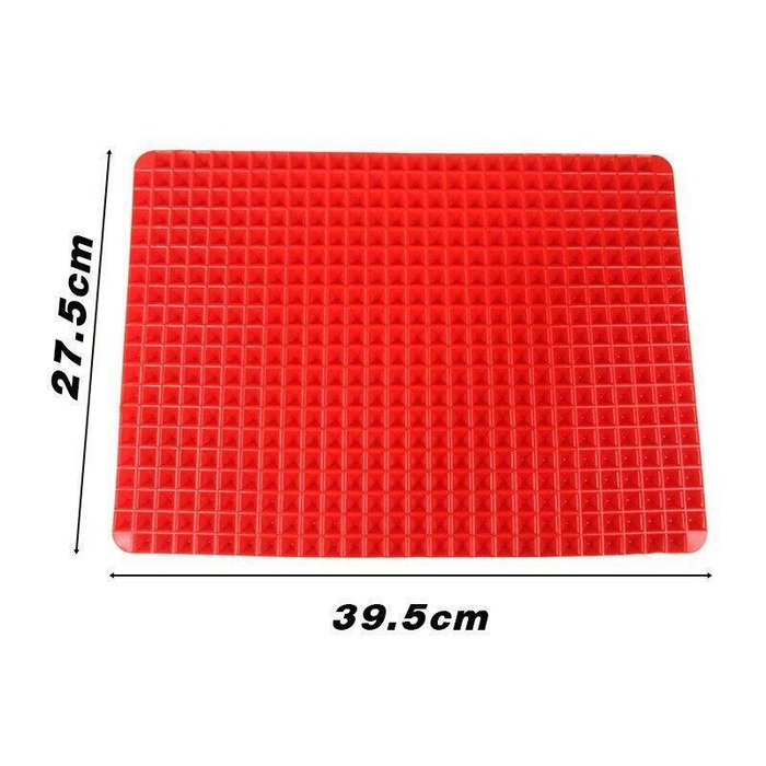 Non-Stick Silicone Baking Mat Oven Liner Reusable 39.5 x 27.5 cm Food-Grade