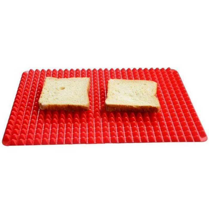Non-Stick Silicone Baking Mat Oven Liner Reusable 39.5 x 27.5 cm Food-Grade