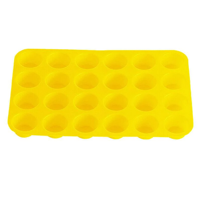 24 Cavity Silicone Baking Mold Mini Cupcake Muffin Tray