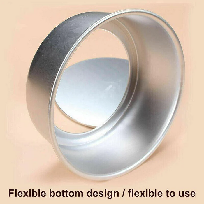 Removable Bottom Cake Mold Aluminium Alloy 4/5/6/8 Inches