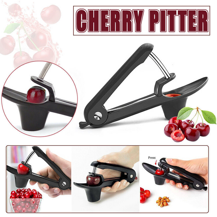 Cherry Pitter Tool One-Hand Operation ABS Stainless Steel 20 x 6.5 x 5 cm