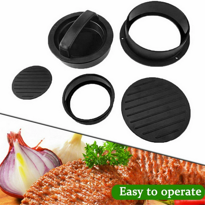 Hamburger Patty Press ABS Non-Stick Burger Maker with Anti-Slip Handle