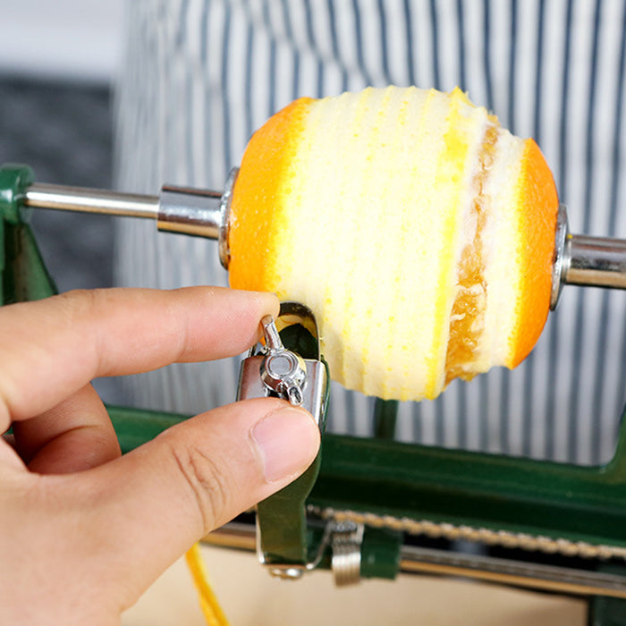 Stainless Steel Orange Peeler Tool 9.84in Green Yellow