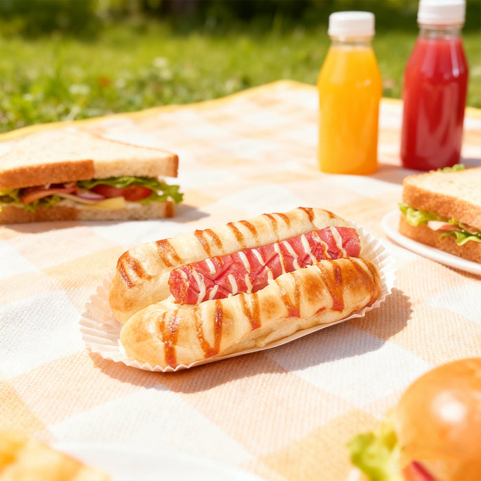 300PCS Bread Paper Cups Food Grade Oil-Proof and High Temperature Resistance