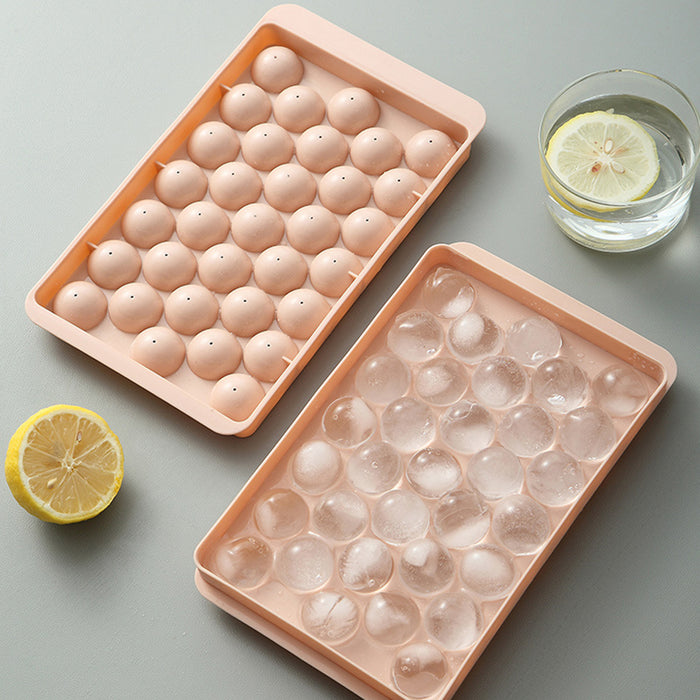 33-Grids Ice Sphere Mold, Food-Grade Ball Maker for Whiskey, Cocktails, Coffee