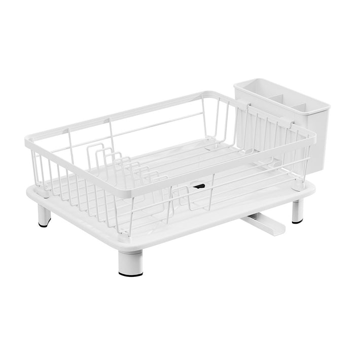 Multifunctional Dish Rack with Sink Drain Tray Organizer