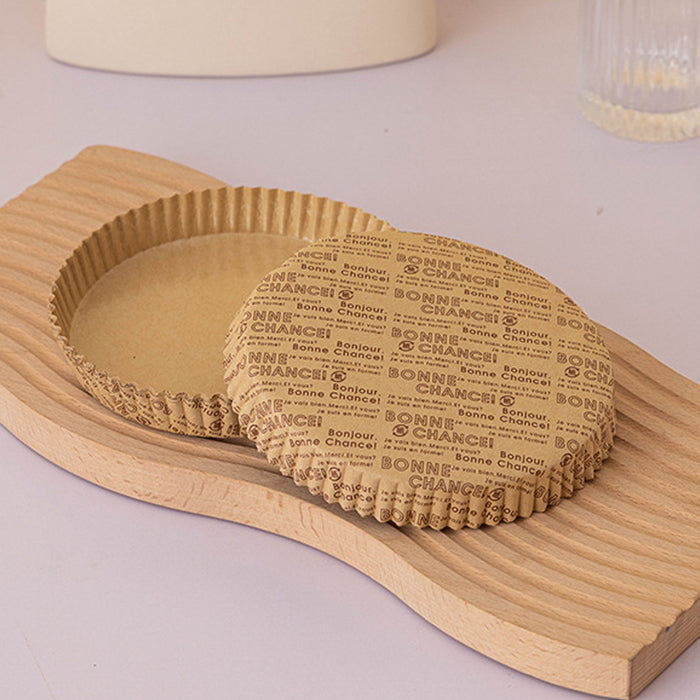 100PCS Non-Stick Oil-Proof Baking Paper Trays High Temperature Resistant