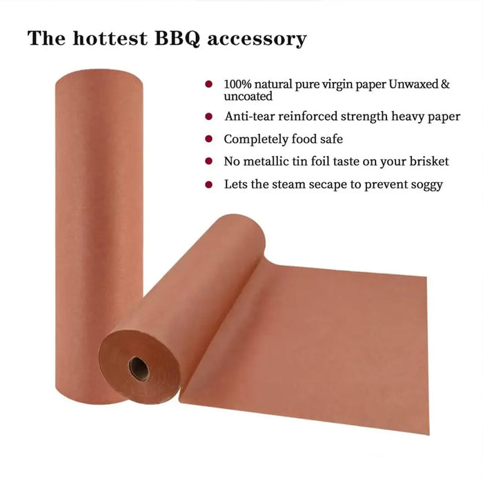 Pink Kraft Butcher Roll Food Grade Oil Absorbent Paper for Outdoor Grilling