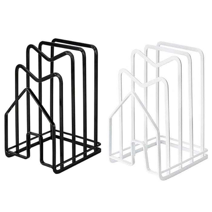 Pot Lid Rack Chopping Board Holder Rust Resistant Iron