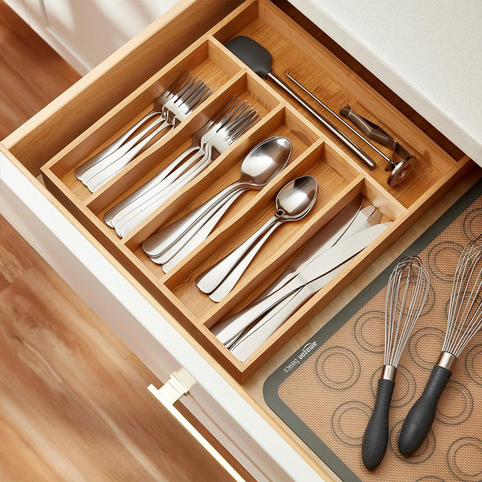 Stainless Steel Silver Cutlery Set of 40