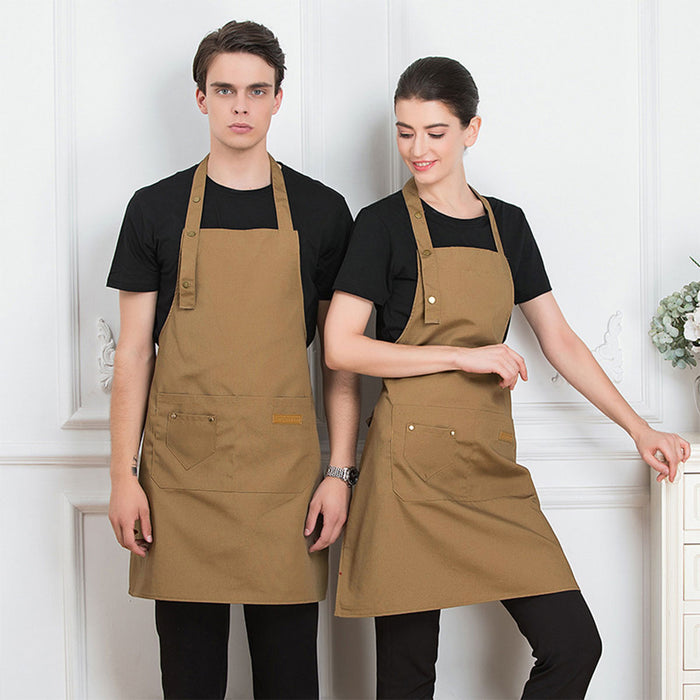 Work Apron with Adjustable Neck Waist Belt