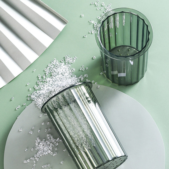 Wall Mounted Chopstick Holder Cylindrical PET Iron Drain Rack